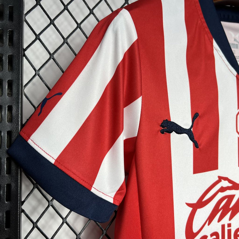 CAMISETA CHIVAS GUADALAJARA I 24/25 CONJUNTO INFANTIL